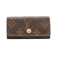 LOUIS VUITTON LV 路易威登 鑰匙包 棕色 原花帆布 M60705