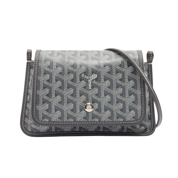 GOYARD 高雅德 Plumet Pocket 肩背包 灰色 Goyardine帆布 PLUMETPMLTY
