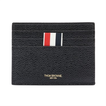 THOM BROWNE 卡夾 名片夾 黑色 荔枝紋牛皮 MAW338A