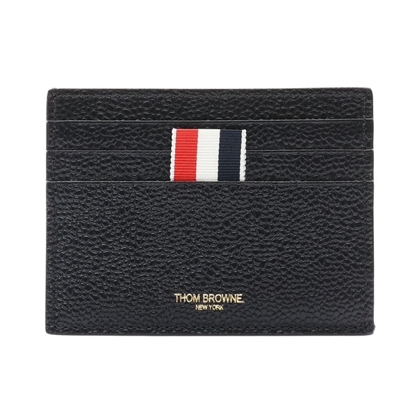 THOM BROWNE 卡夾 名片夾 黑色 荔枝紋牛皮 MAW338A