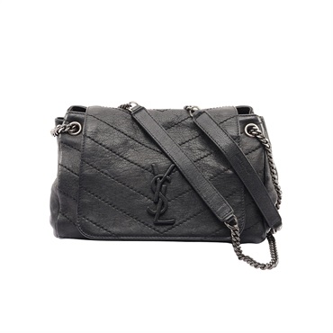 SAINT LAURENT YSL 聖羅蘭 Nolita 肩背包 黑色 牛皮 589300