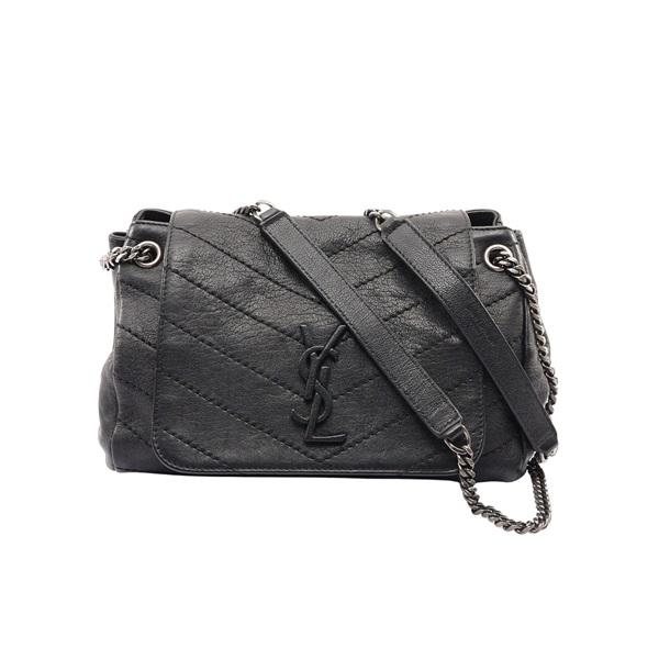 SAINT LAURENT YSL 聖羅蘭 Nolita 肩背包 黑色 牛皮 589300