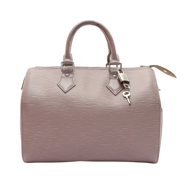 LOUIS VUITTON LV 路易威 Speedy 25 手提包 紫色 EPI水波紋 牛皮 M4301B
