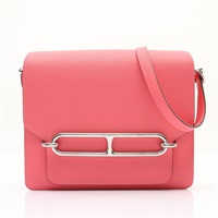 HERMES 愛馬仕 Roulis 23 肩背包 唇膏粉 Evercolor牛皮 D刻 H069551