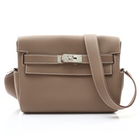 HERMES 愛馬仕 Kelly Messenger PM 凱莉包 肩背包 大象灰色 Togo 牛皮 G刻 H085671CK18