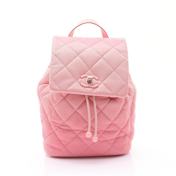 CHANEL 香奈兒 My Everything 鍊條 後背包 粉色漸層 荔枝紋牛皮