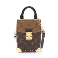 LOUIS VUITTON LV 路易威登 Camera Box 兩用包 棕色 原花帆布 M82465
