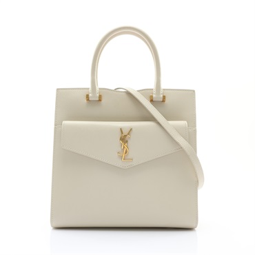 SAINT LAURENT YSL 聖羅蘭 Small Uptown 兩用包 米色 牛皮 561203