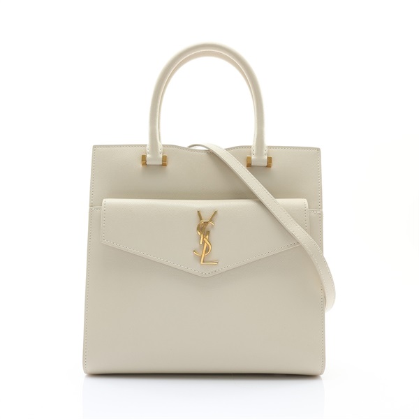 SAINT LAURENT YSL 聖羅蘭 Small Uptown 兩用包 米色 牛皮 561203