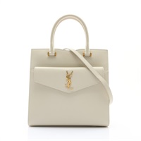SAINT LAURENT YSL 聖羅蘭 Small Uptown 兩用包 米色 牛皮 561203