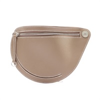 HERMES 愛馬仕 Petite Course 肩背包 大象灰 EPSOM牛皮 K刻 銀扣 H084847CK18