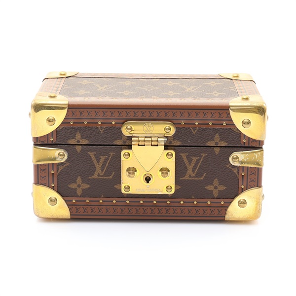 LOUIS VUITTON LV 路易威登 Coffret Tresor 20 珠寶盒 棕色 原花帆布 M47004