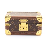 LOUIS VUITTON LV 路易威登 Coffret Tresor 20 珠寶盒 棕色 原花帆布 M47004