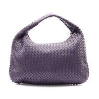 BOTTEGA VENETA BV 寶緹嘉 Medium Veneta 肩背包 紫色 羊皮編織 115653