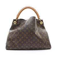 LOUIS VUITTON LV 路易威登 Artsy MM 肩背包 棕色 原花帆布 M40249