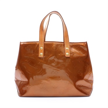 LOUIS VUITTON LV 路易威登 Lead PM 手提包 棕色 漆皮 M91146
