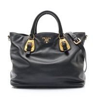 PRADA 普拉達 兩用包 黑色 牛皮 無產地皮標 BN1902