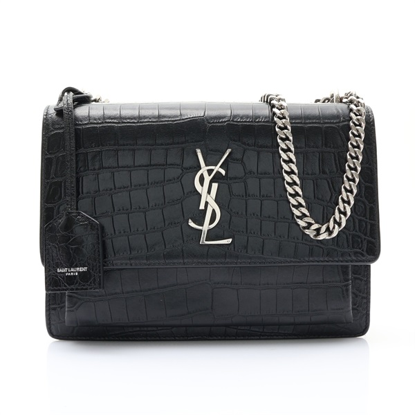 SAINT LAURENT YSL 聖羅蘭 Sunset 黑色 牛皮 442906