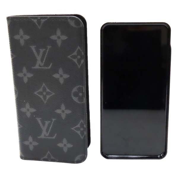 黑色 原花 PVC塗層帆布 iPhone 7 Plus 手機殼  M63400