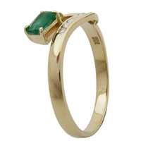 18K金 綠寶石 戒指 Emerald Ring 2.5g