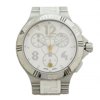 銀白色 不鏽鋼 三眼 石英 手錶 4800M594