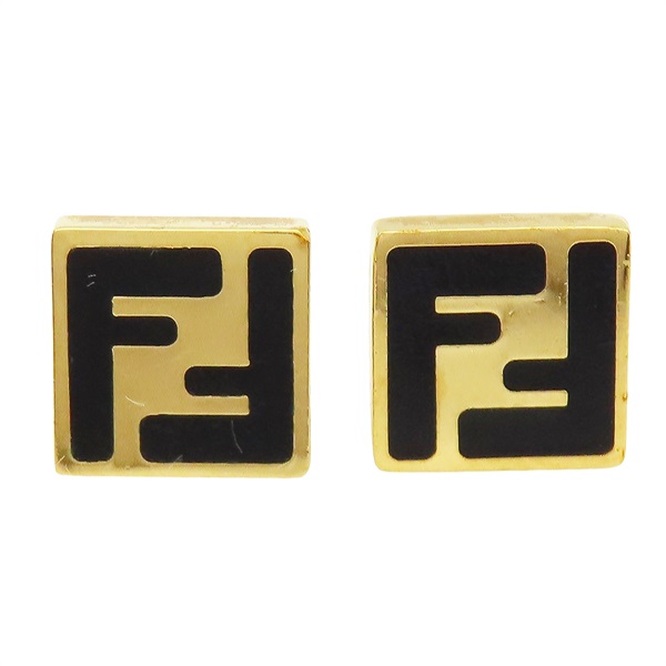 金色 金屬 Forever Fendi Earrings 針式耳環