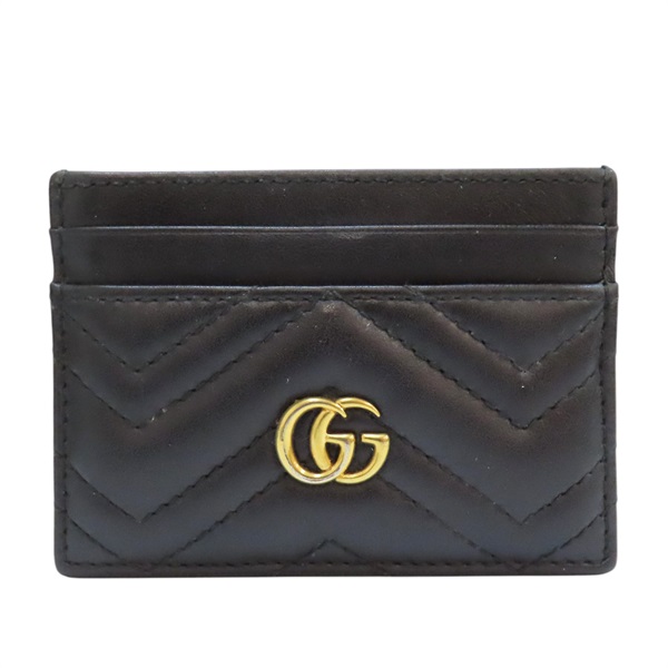 【再降價】黑色 牛皮 GG Marmont 名片夾 卡夾 443127