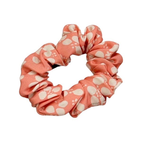 粉色 絲綢 髮圈