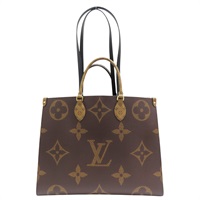 棕色 原花 PVC塗層帆布 OnTheGo GM 两用包【LOUIS VUITTON LV 路易威登】 M45320