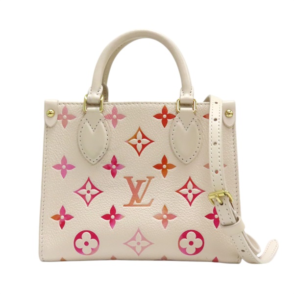 米色 壓花牛皮 OnTheGo BB 兩用包 M47115