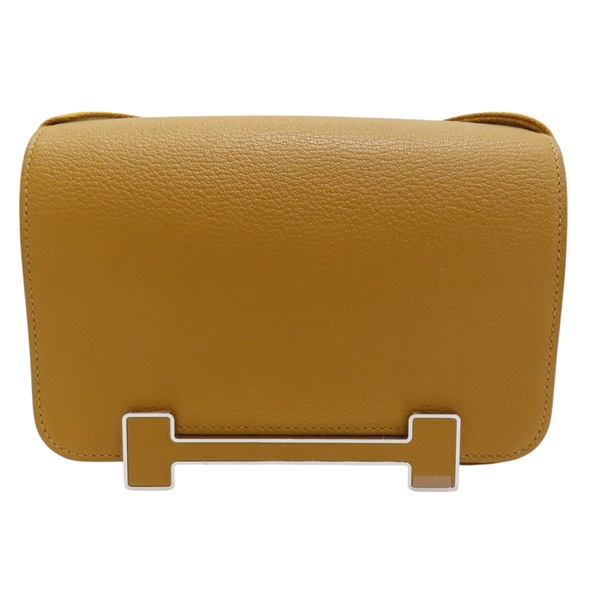 【再降價】焦糖色 山羊皮 Geta 肩背包 B刻【HERMES 愛馬仕】 Chevre Mysore