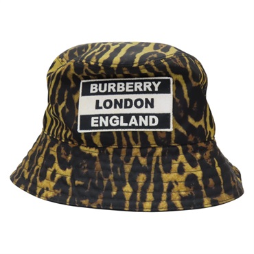 黑色 黃色 帆布 NEW BUCKET HAT IN LE OPARD PRINT 漁夫帽 8023869