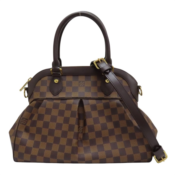 【再降價】棕色 棋盤格 帆布 Trevi PM 兩用包【LOUIS VUITTON LV 路易威登】 N51997