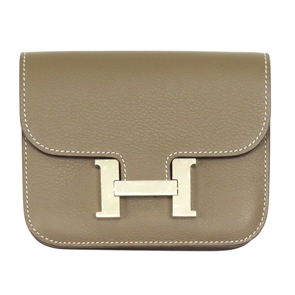 大象灰 Epsom牛皮 Constance Slim 錢包