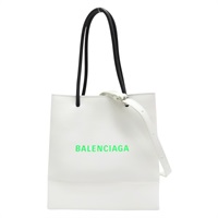 白色 牛皮 North South Shopping Tote 兩用包 597858