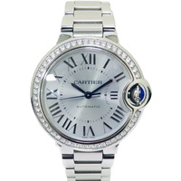 Ballon Bleu de Cartier 腕錶 自動上鍊 藍色 精鋼 W4BB0028
