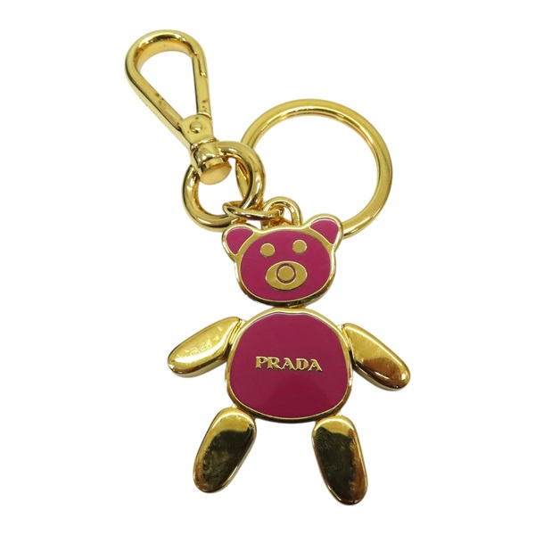 【再降價】金色 粉色 小豬 電鍍 鑰匙圈【PRADA 普拉達】
