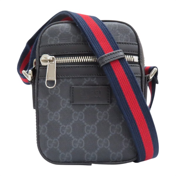 黒色 GG Supreme 帆布 肩背包 682357