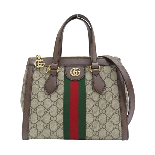 烏木色 GG Supreme 帆布 Ophidia Small 兩用包 547551