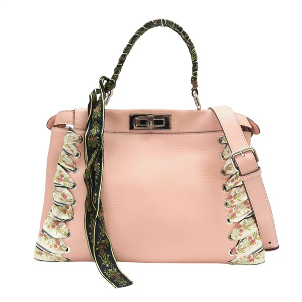 粉色 牛皮 Peekaboo 兩用包 8BN290