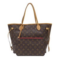 棕色 原花帆布 Neverfull MM 肩背包 托特包 M41177