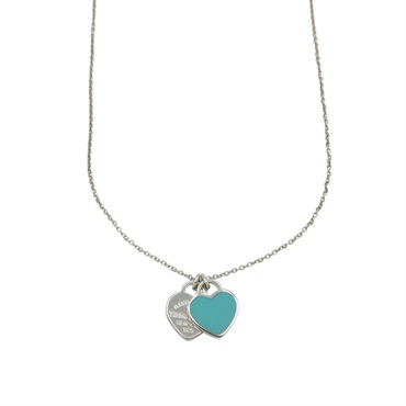 925純銀 Double Heart Tag 項鍊【Tiffany & Co 蒂芬妮】