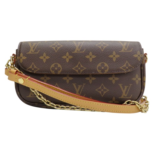 棕色 原花 帆布 手提包 Wallet on Chain Ivy 手提包 M81911