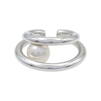 銀色 電鍍 珍珠 耳環 耳扣 PE-01748【MIKIMOTO 御木本】 PE-1749S