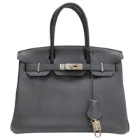 89 黑色 TOGO 牛皮 BIRKIN 30 手提包