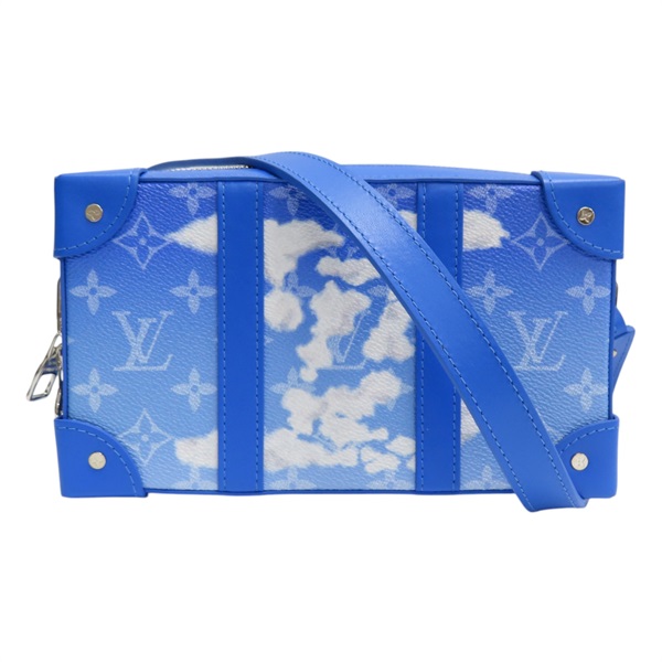 藍色 原花 帆布 Soft Trunk Monogram Clouds 肩背包 M45432