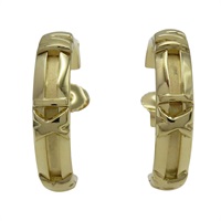 18黃K金 針式耳環