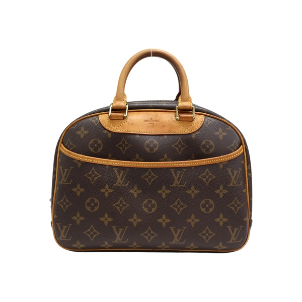 棕色 原花帆布 Trouville 手提包 小珍包 M42228