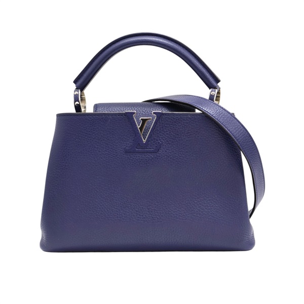 藍色 Taurillon皮革 Capucines BB 兩用包 M23243