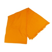 橘色 羊毛 圍巾 200X140